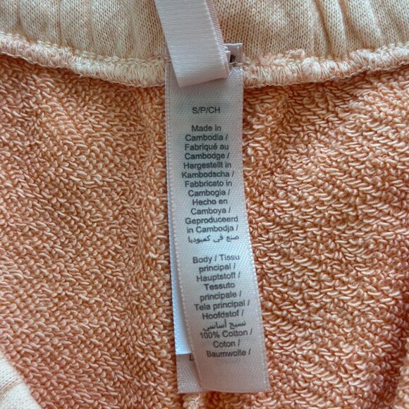 Skims French Terry Classic Short in Cantaloupe, Size Small - Picture 10 of 12
